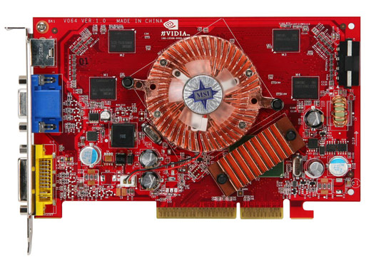 MSI nVidia NX7300GT - AGP Graphic card 256MB GDDR2