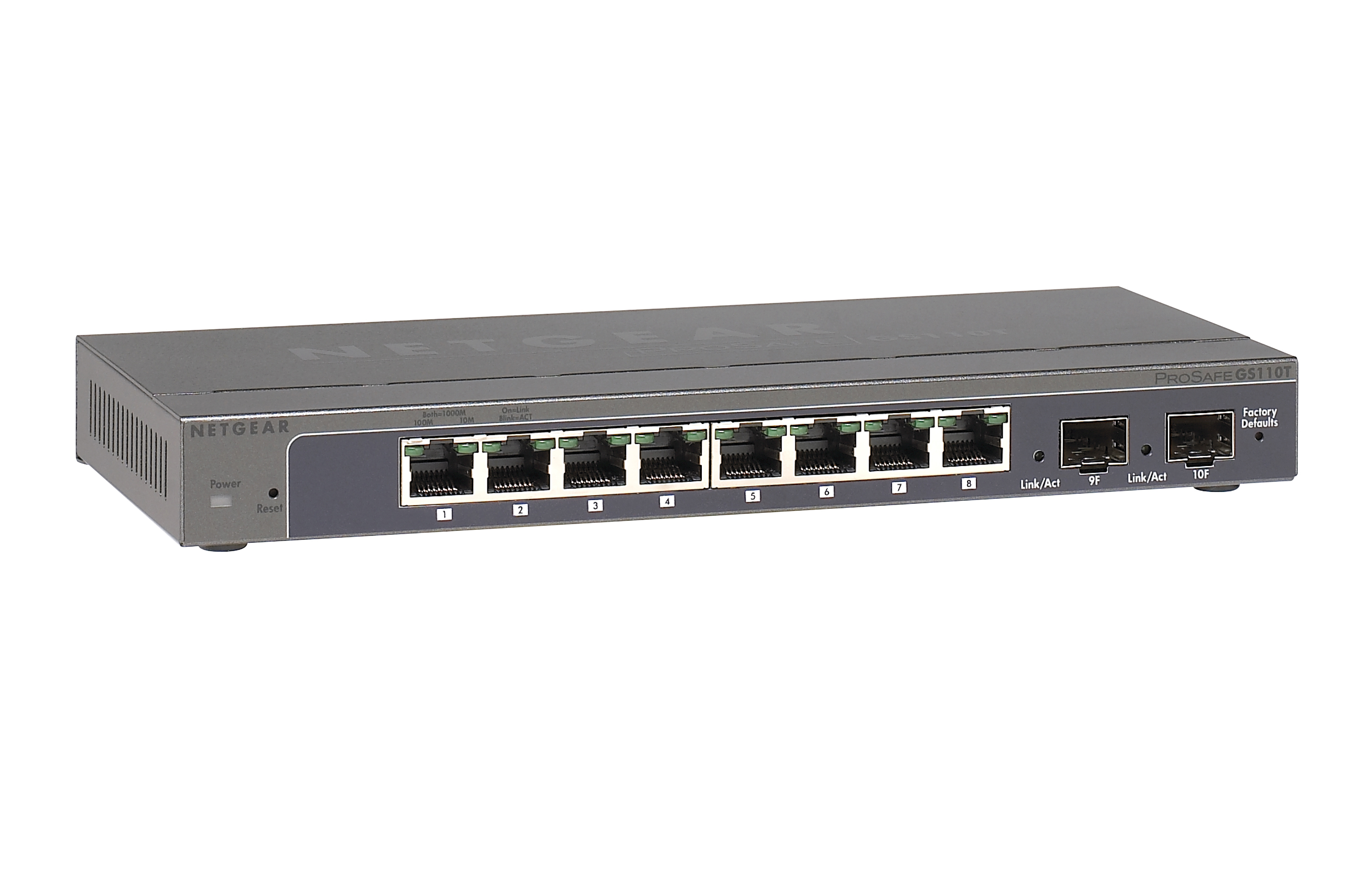 NETGEAR GS110T Managed Silver