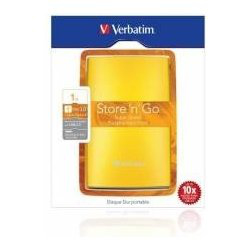 Verbatim Store'n'Go USB 3.0 1TB external hard drive 2.5" Micro-USB B 3.2 Gen 1 (3.1 Gen 1) Yellow