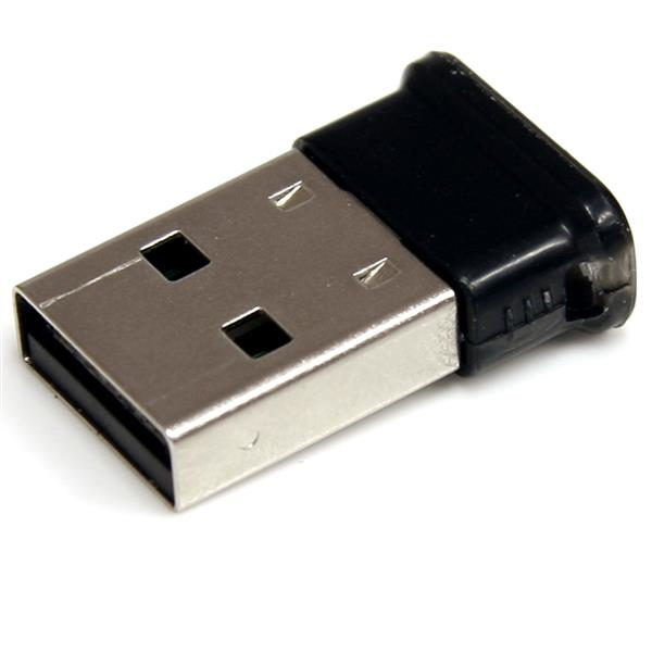 StarTech.com Bluetooth Adapter - Mini USB Adapter - Bluetooth 2.1 - Class 1 EDR - Bluetooth Receiver (USBBT1EDR2) - Network adapter - USB - Bluetooth 2.1 EDR - Class 1 - black