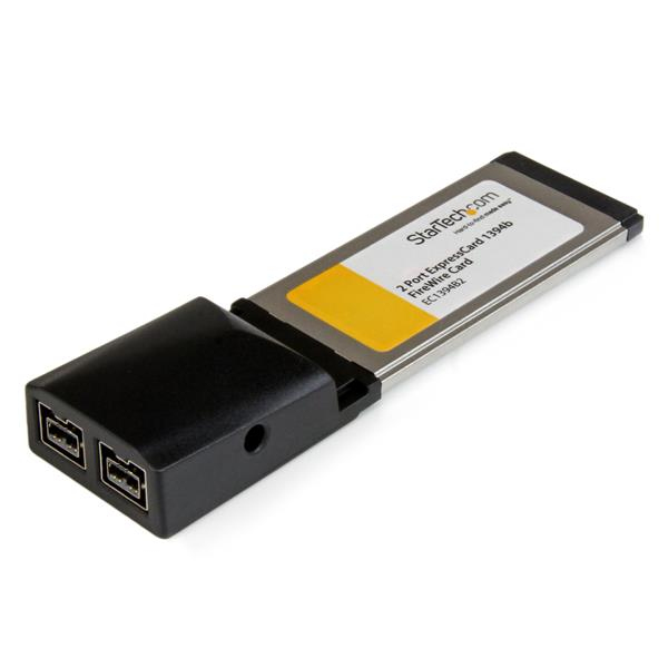 StarTech.com ExpressCard 1394b FireWire kortadapter med 2 portar för bärbara datorer