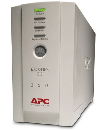 APC Back-UPS CS 350 USB/Serial + PowerChute Personal Promo uninterruptible power supply (UPS) 0.35 kVA 210 W