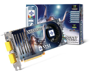 MSI GeForce 8800GTX GDDR3