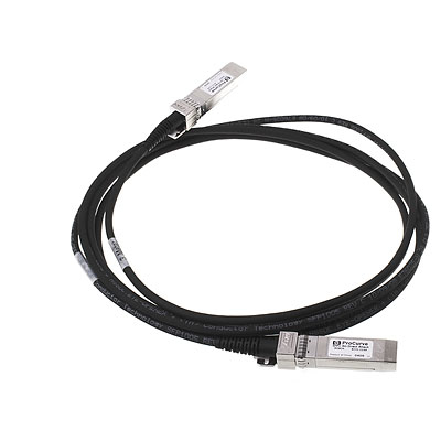 HP 10GbE SFP+ 1m InfiniBand/fibre optic cable SFP+ Black