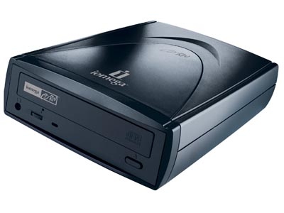Iomega Super DVD 20x optical disc drive Black