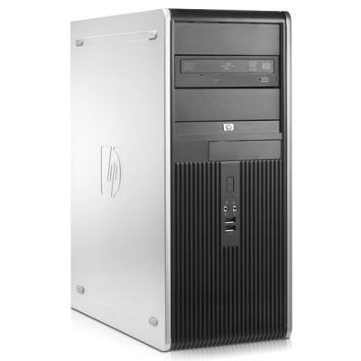 HP dc7800 CMT Intel® Core™2 Duo E6550 2 GB DDR2-SDRAM 250 GB NVIDIA® GeForce® 8400 GS Windows Vista Business Tower PC