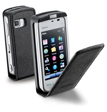 Cellularline FLAP ESSENTIAL custodia per cellulare Custodia flip a libro Nero