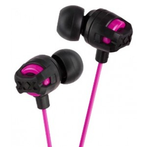 JVC HA-FX101 Headphones Wired In-ear Music Black, Pink image 1