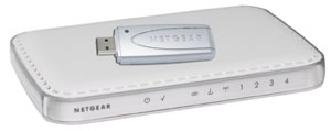 NETGEAR KIT Modem Router MIMO + USB Wireless MIMO wireless router