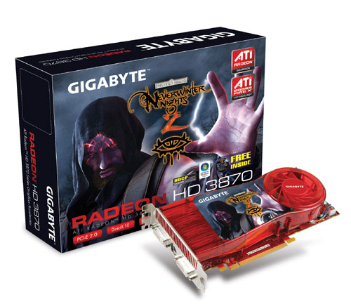 GIGABYTE RADEON HD 3870 AMD GDDR4