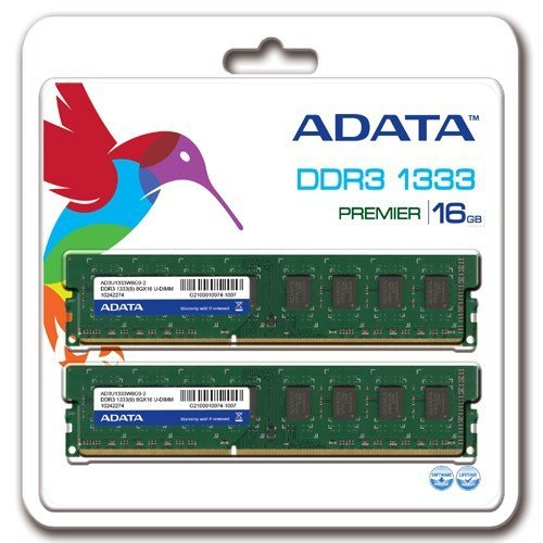 ADATA DDR3 U-DIMM 16GB memory module 2 x 8 GB 240-pin DIMM
