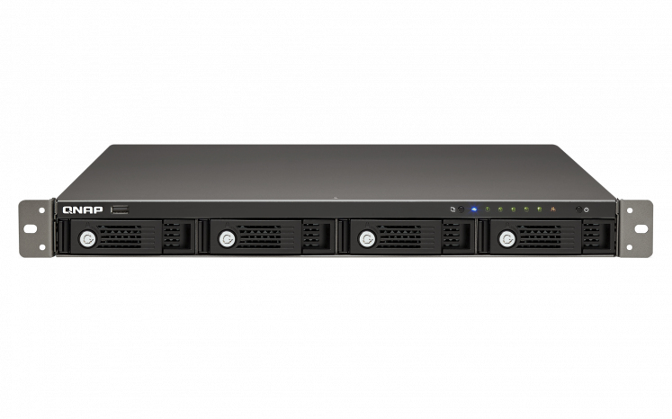 QNAP TS-419U II Rack (1U) Marvell 0.5 GB DDR3 0 TB Black