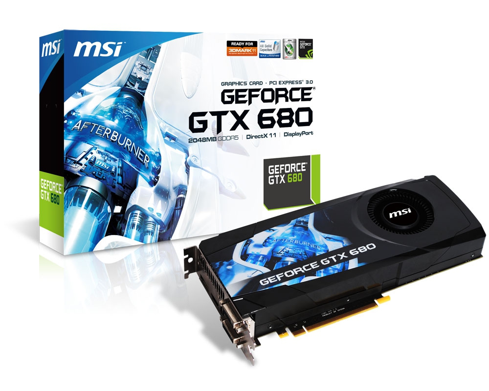 MSI N680GTX-PM2D2GD5 NVIDIA GeForce GTX 680 2 GB GDDR5