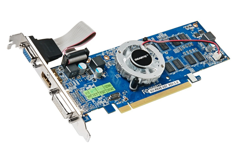 GIGABYTE GV-R545-1GI graphics card AMD Radeon HD5450 1 GB GDDR3
