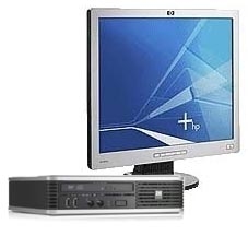 HP dc7800 + L1906 Intel® Core™2 Duo E6550 1 GB DDR2-SDRAM 80 GB Intel® GMA 950 Windows Vista Business PC