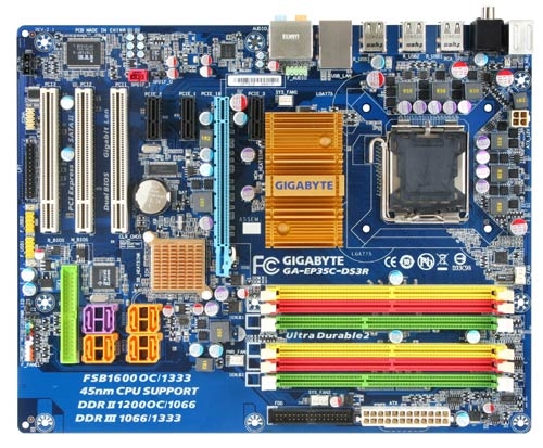 GIGABYTE Motherboard GA-EP35C-DS3R LGA 775 (Socket T) ATX