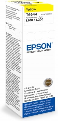 Epson Ink Cartridges, T6644, 4 colour ink bottles, Singlepack, 1 x 70.0 ml  ... | Epson Ink Cartridges, T6644, 4 colour ink bottles, Singlepack, 1 x 70.0 ml Yellow