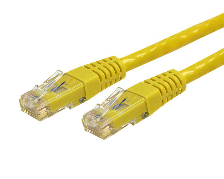 StarTech.com 15m Cat 6 Yellow Molded RJ45 UTP Gigabit Cat6 Patch Cable - 15 m Patch Cord