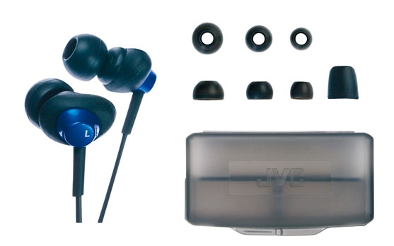 JVC Air-Cushion Headphones Wired Blue image 1