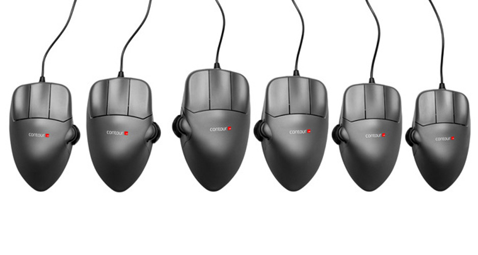 Contour Design Contour datormöss vänster hand USB Type-A Optisk 1200 DPI