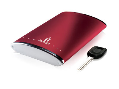 Iomega 320GB Portable Hard Drive external hard drive 5400 RPM USB 2.0 Red image 1