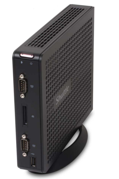 Shuttle XS 3600BA PC Intel Atom® D2700 2 GB DDR3-SDRAM 160 GB HDD Windows 7 Professional Mini PC Black