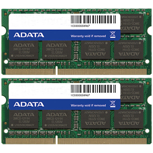 ADATA 4GB DDR3 - 1600 MHz memory module 204-pin SO-DIMM