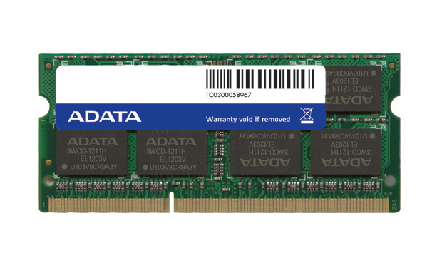 ADATA 4GB DDR3 - 1600 MHz memory module 204-pin SO-DIMM