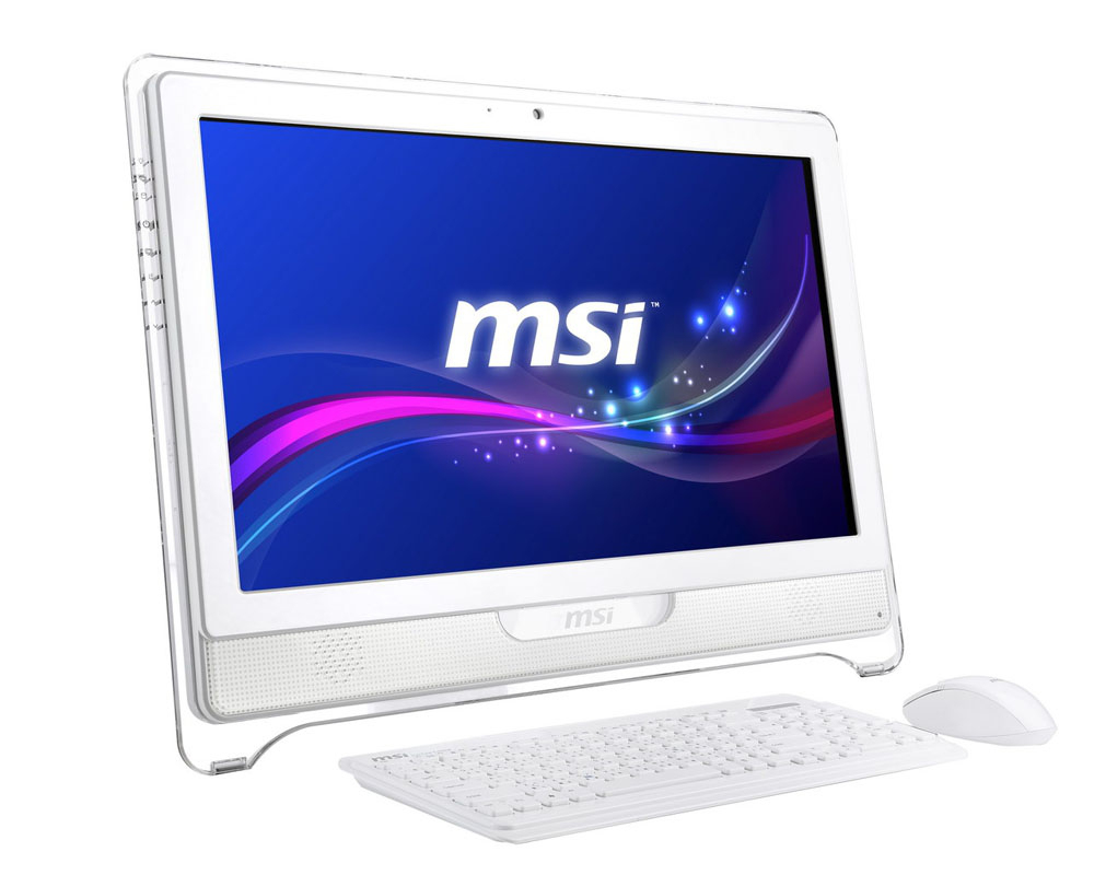 MSI Wind Top AE2211 Intel Pentium G G630 54.6 cm (21.5″) 1920 x 1080 pixels 4 GB DDR3-SDRAM 500 GB HDD FreeDOS White image 1