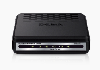 D-Link DSS-5E network switch Unmanaged Black