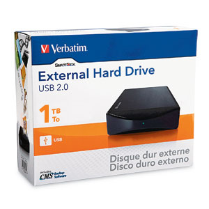 Verbatim USB Desktop Hard Drive external hard drive 1 TB 7200 RPM 2.0