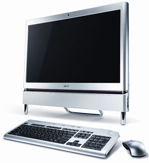 Acer Z5610 58.4 cm (23") 1920 x 1080 pixels Touchscreen 4 GB DDR3-SDRAM 1 TB HDD NVIDIA® GeForce® G210M Windows 7 Home Premium Silver