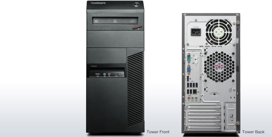 Lenovo ThinkCentre M82 Intel® Core™ i3 i3-2120 4 GB DDR3-SDRAM 500 GB Windows 7 Professional Mini Tower PC Black