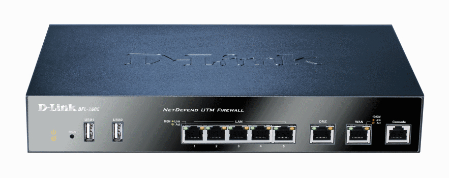 D-Link DFL-260E hardware firewall 0.15 Gbit/s