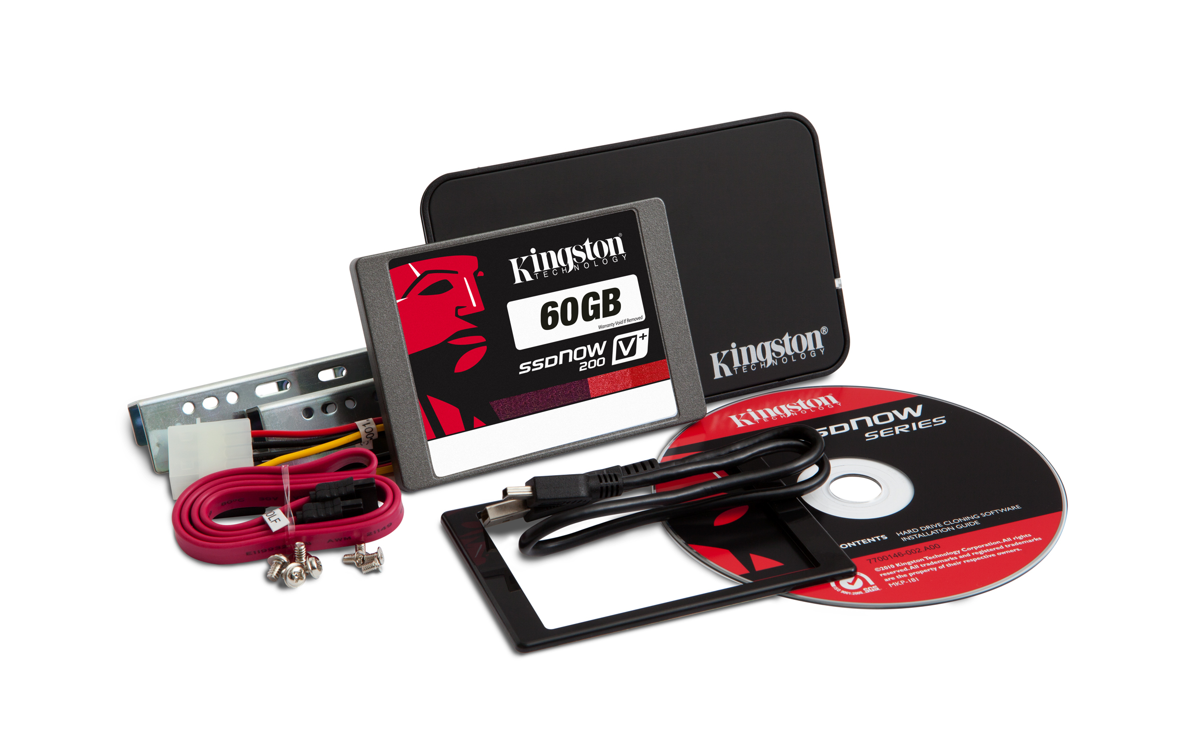 Kingston Technology SSDNow V+200 + Combo Kit 60 GB 2.5" Serial ATA III