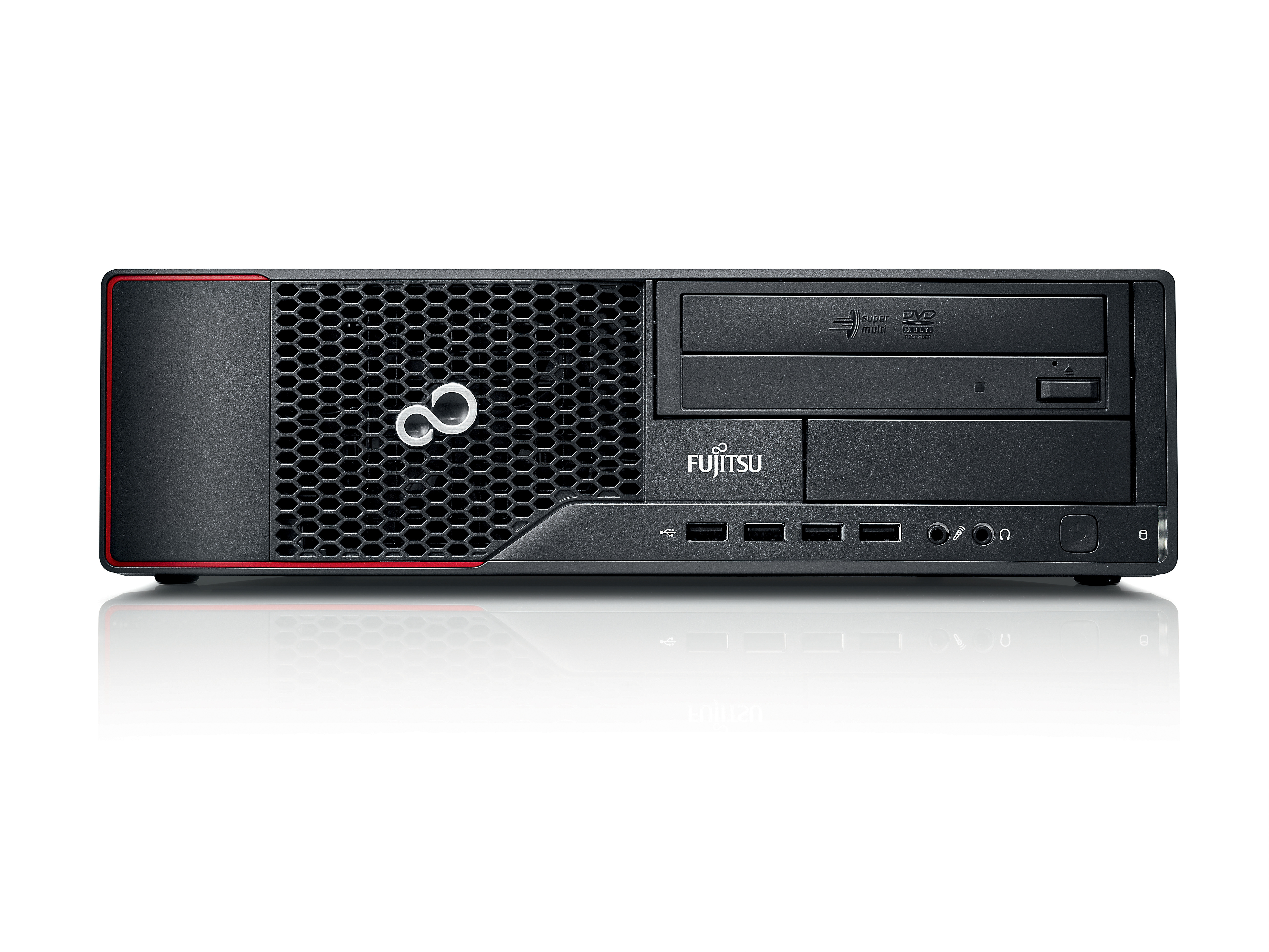 Fujitsu ESPRIMO E710 + E20T-6 Intel® Core™ i3 i3-2130 4 GB DDR3-SDRAM 500 GB HDD Windows 7 Professional Desktop PC Black
