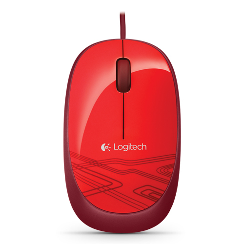 Mouse logitech 910-002959 m105 rojo alambrico