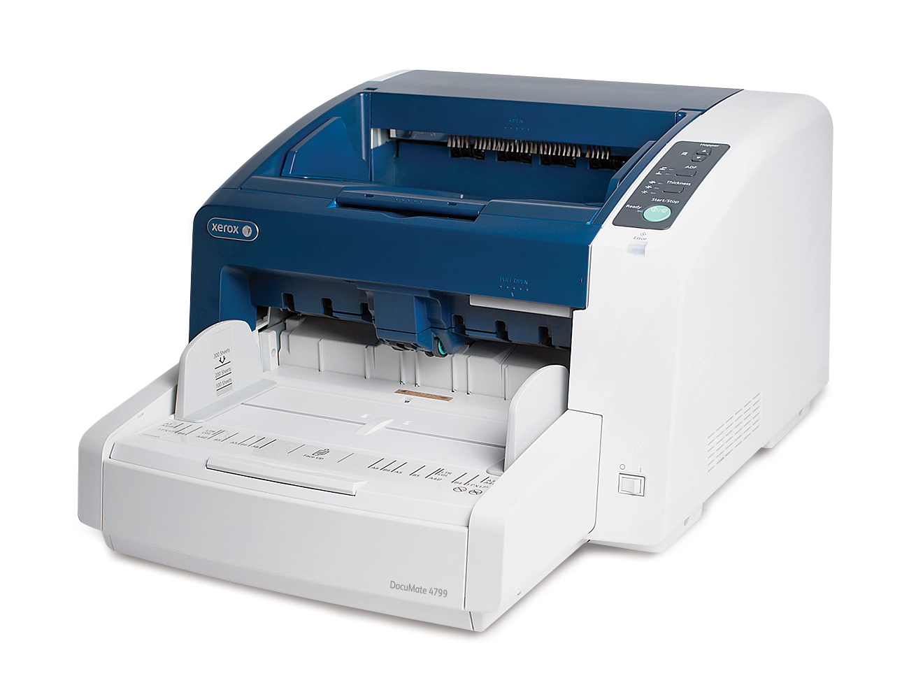 Xerox DocuMate 4799 - Dokumentskanner - Dubbel CCD - Duplex - A3/Ledger - 600 dpi - upp till 100 sidor/minut (mono) / upp till 100 sidor/minut (f?rg) - ADM (250 ark) - upp till 40000 scanningar per dag - USB 2.0