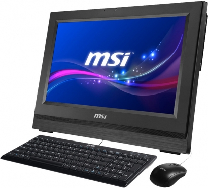 MSI Wind Top AP1941 Intel Atom® D2500 47 cm (18.5″) 1366 x 768 pixels Touchscreen 2 GB DDR3-SDRAM 500 GB HDD Black image 1