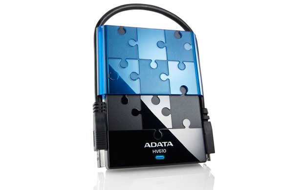 ADATA DashDrive HV610 750GB external hard drive 5400 RPM 2.5" Micro-USB B 3.2 Gen 1 (3.1 Gen 1) Black, Blue