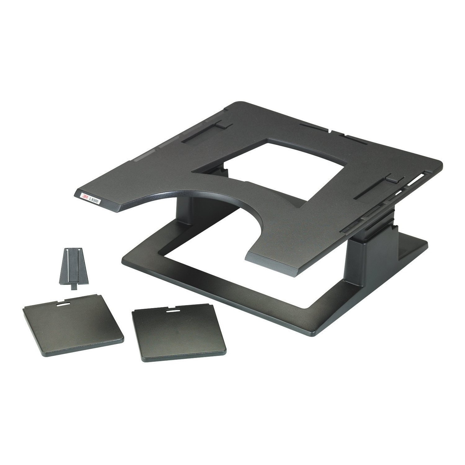 3M Adjustable Notebook Riser LX500 - Notebook platform - black
