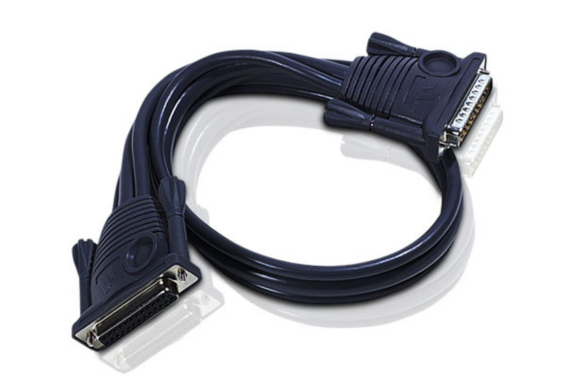 صورة كابل KVM من ATEN 2L1715 بطول 15 متر أسود DB-25 ذكر/أنثى