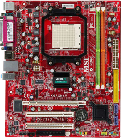 MSI K9AGM4-L Socket AM2 micro ATX