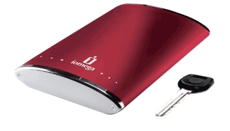 Iomega eGo Ruby Red Portable Hard Drive 250 GB external hard drive 5400 RPM USB 2.0 image 1