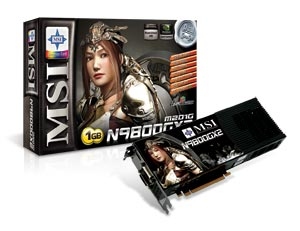 MSI N9800GX2-M2D1G 1 GB GDDR3