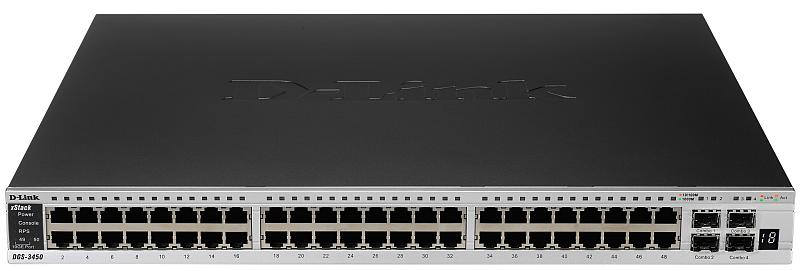 D-Link DGS-3450 Managed L2+ 1U Black
