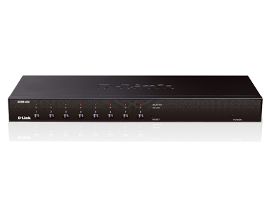D-Link KVM-440 KVM switch Rack mounting Black