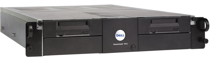 DELL 114X Storage auto loader & library Tape Cartridge 800 GB