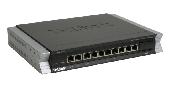 D-Link DFL-860 NetDefend UTM hardware firewall 0.15 Gbit/s