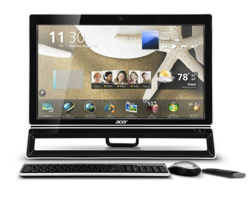 Acer 771 Intel® Core™ i5 i5-2400 54.6 cm (21.5") 1920 x 1080 pixels Touchscreen 6 GB DDR3-SDRAM 1 TB HDD Windows 7 Home Premium Black, Silver